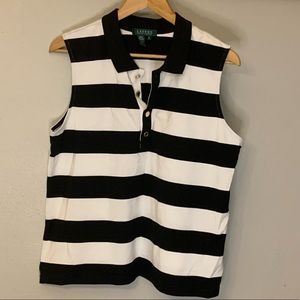 Cute striped sleeveless top Lauren by Ralph Lauren